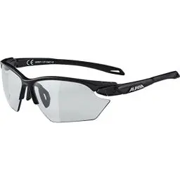 Produktbild: ALPINA TWIST FIVE S HR V - Selbsttönende, Bruchfeste & Beschlagfreie Sport- & Fahrradbrille Mit 100% UV-Schutz Für Erwachsene, black matt, One Size