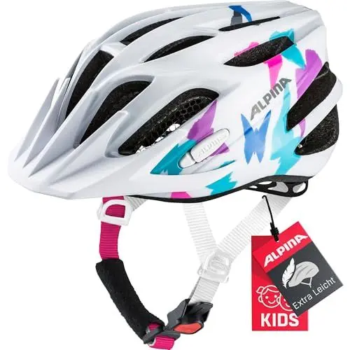 Produktbild: Alpina Kinder Radhelm FB JR 2.0 Fahrradhelm white-butterfly 50-55