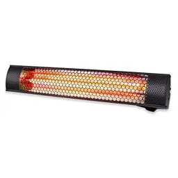Produktbild: alpina Heizstrahler Terrasse XD-YS2000DE - Infrarotheizung 2000W - Deckenheizstrahler für Innen- und Außeneinsatz - IP55 Zertifiziert - Wand- oder Deckenbefestigung - 57 x 11,5 x 11 CM - Schwarz