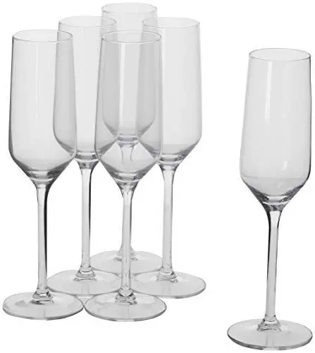 Produktbild: alpina Sektgläser - 220 Milliliter - 6 Stück – Transparent