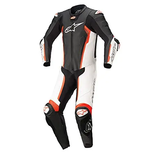 Produktbild: Alpinestars Herren Lederkombi x, Schwarz/Wei Rot, 54 EU