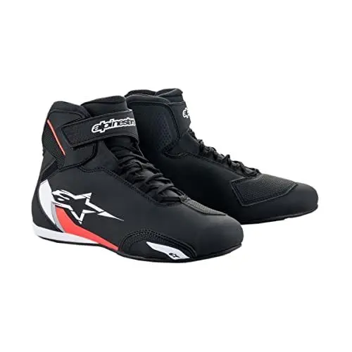 Produktbild: Alpinestars Unisex Motorradss Motorradjacke, Black White Red Fluo, 42.5 EU