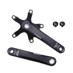 Produktbild: Alps2Ocean Universal-Fahrrad-Kurbelarm, Vierkantloch-Kurbelgarnitur, 1 Paar, 140 mm/152 mm/160 mm/165 mm/170 mm/175 mm, BCD 130 mm Fahrrad-Kurbelarme für Citybike, Rennrad, Klapprad, Mountainbike,