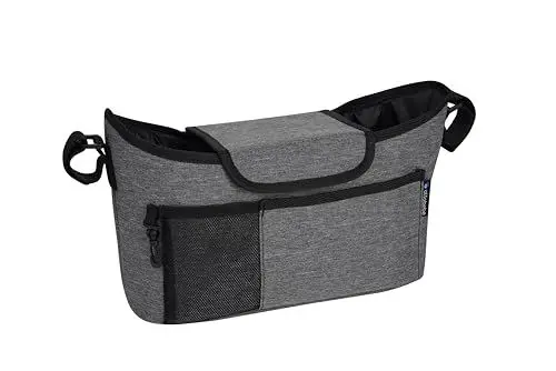 Produktbild: Altabebe Kinderwagen-Organizer, Kinderwagen-Buggy-Tasche, grau/schwarz