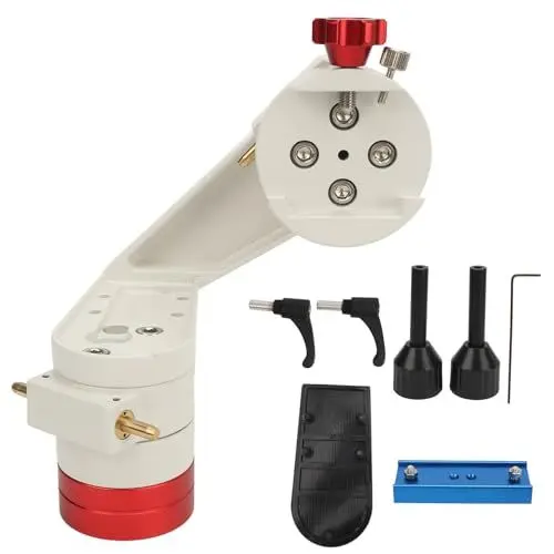 Produktbild: Altazimuth-Montierung, Altazimuth-Teleskophalterung, 360°-Einstellung, 3/8-Zoll-Gewinde, Aluminiumlegierung, Micro-Motion-PTZ-Montierung für Astronomie, Sternenbeobachtung,