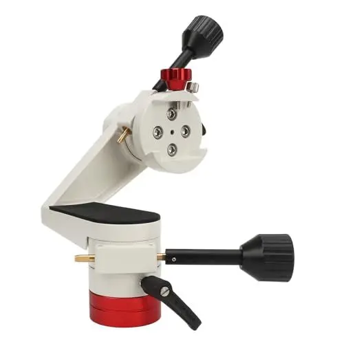 Produktbild: Altazimut-Teleskophalterung, 360°-Einstellung, 3/8-Zoll-Gewinde, Aluminiumlegierung, Micro-Motion-PTZ-Halterung, Altazimut-Teleskophalterung für Astronomische Sternbeobachtung,