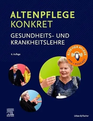 Produktbild: Altenpflege konkret Gesundheits- und Krankheitslehre: Elsevier Pflege App + Podcast