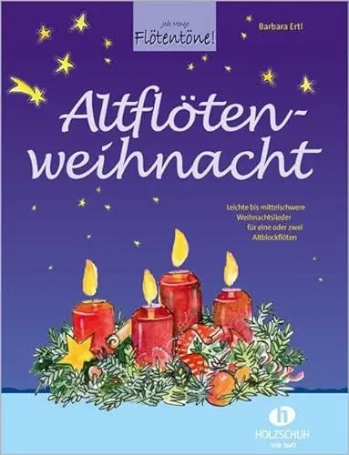 Produktbild: Altflötenweihnacht: Leichte bis mittelschwere Weihnachtslieder für eine oder zwei Altblockflöten