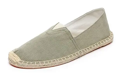 Produktbild: Altxic Herren Comfort Canvas Slip auf Espadrilles Flat Reines Grün 43 EU