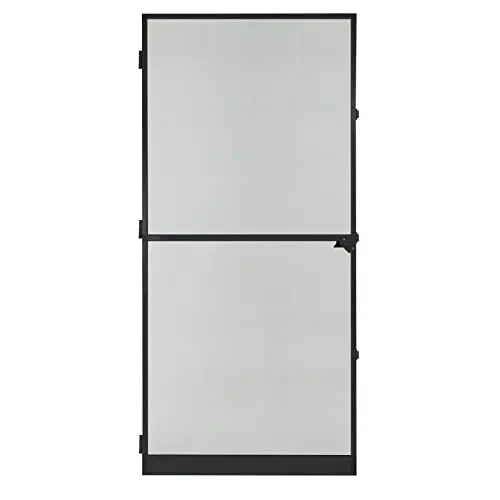 Produktbild: Dema Alu Fliegengitter Tür – Insektenschutz Mückenschutz für Balkontür, 95x210 cm, anthrazit, mit hochwertigem Aluminiumrahmen
