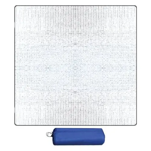 Produktbild: Alu Isomatte Schaummatten 200x200cm Isoliermatte Isolierdecke Faltbare Zeltmatte Bodenmatte Thermomatte Schlafmatte für Camping Matte aus Aluminiumfolie für Touren, Picknicks