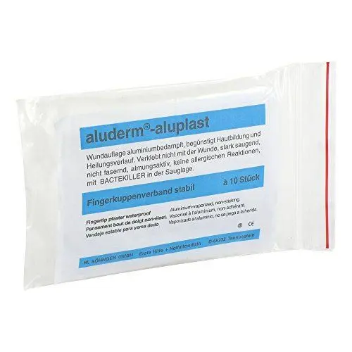Produktbild: aluderm-aluplast elastisch Fingerkuppenverband 10 Stück