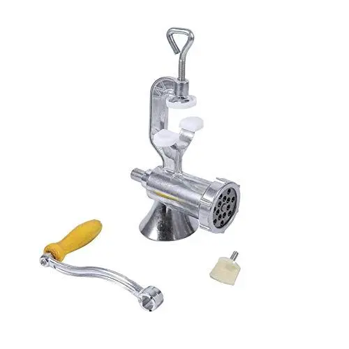 Produktbild: Aluminiumlegierung Hand Bedienen Manuelle Fleischwolf Wurst Fleischwolf Tisch Küche Home Tool Hand Grinder Fleisch Micer für Zuhause