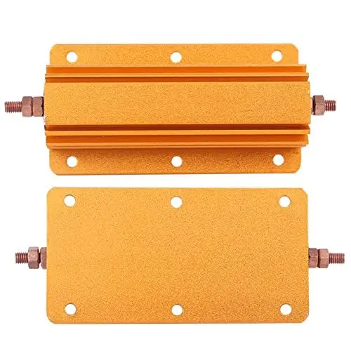 Produktbild: Alumum Compent 17×12×4 Rx24 200 W 8R Hochleistungswiderstand Aluminiumgehäuse Professioneller Industrieller Elektrobedarf 200 W 8 Ohm Widerstand Leistungswiderstand