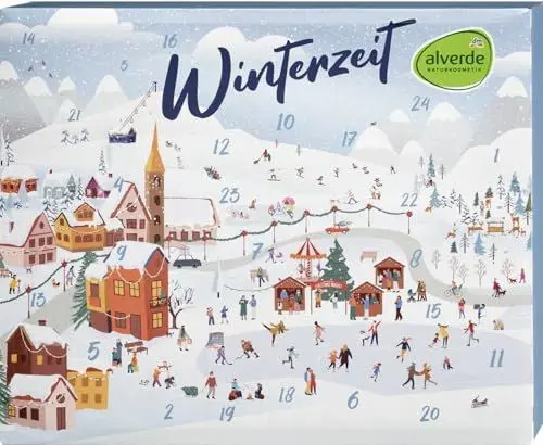 Produktbild: ALVERDE Naturkosmetik Adventskalender 2024 Frauen Beauty Wert 100€-Classic Edition- Kosmetik Advent Kalender für Frau & Mädchen, Pflege Weihnachtskalender
