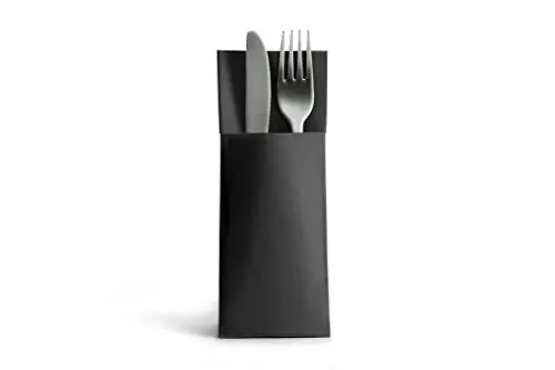 Produktbild: Alvotex Airlaid 50 Besteckservietten Bestecktaschen, Stoffähnlich, hochwertige Einwegserviette, 32X40 cm