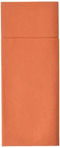 Produktbild: Alvotex Airlaid 50 Besteckservietten Bestecktaschen, Stoffähnlich, hochwertige Einwegserviette, Orange, 32X40 cm