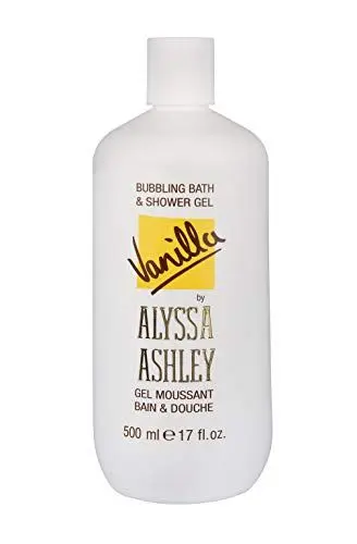 Produktbild: Alyssa Ashley - Vanilla Bubble Bath, Bath & Shower Gel, sanftes Duschgel, Feuchtigkeitsspender zur Reinigung und Revitalisierung der Haut - 500 ml