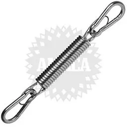 Produktbild: AMACA Hängesessel Schwingfeder mit Sicherungsseil und Karabinerhaken - TÜV geprüfte Gesamtkonstruktion!