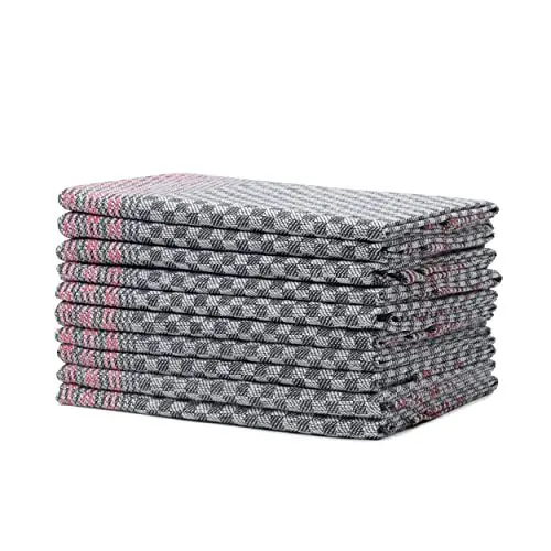 Produktbild: Amago - 10er Pack Allzwecktücher, 100 prozent Baumwolle, 50 x 100 cm - Anthrazit