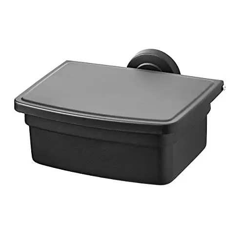 Produktbild: AMARE Feuchttücherbox aus Edelstahl-schwarz, Standard