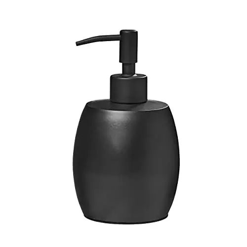 Produktbild: AMARE Seifenspender Edelstahl bauchig-Antifingerprint schwarz, Standard