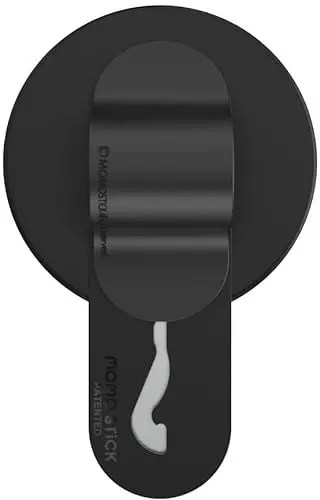 Produktbild: Amayo - MagFlatstick Handy Fingerhalter für Magsafe, Magnetische Fingerhalterung Griff Magnet Halter Smartphone Ständer für iPhone 14, 13, 12 Pro Max, Samsung, Huawei, Zubehör für Magsafe (Schwarz)