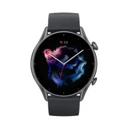 Produktbild: Amazfit Smartwatch GTR 3 46mm mit Gesundheitsüberwachung, SpO2, Zyklusüberwachung, GPS Sportuhr mit 150+ Sportmodi, 21 Tage Akku, Alexa für Herren Damen, Schwarz, Einheitsgröße