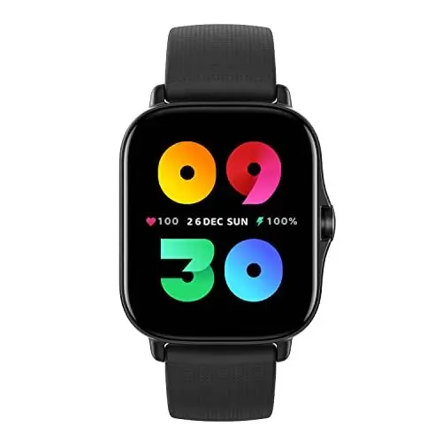 Produktbild: (Version 2022) Amazfit GTS 2 43mm Smartwatch mit AMOLED Always-on Display, Bluetooth-Anrufe, 3 GB Musikspeicher, Sportuhr mit 90 Sportmodi, Herzfrequenz- und SpO2-Überwachung, works with Alexa, GPS
