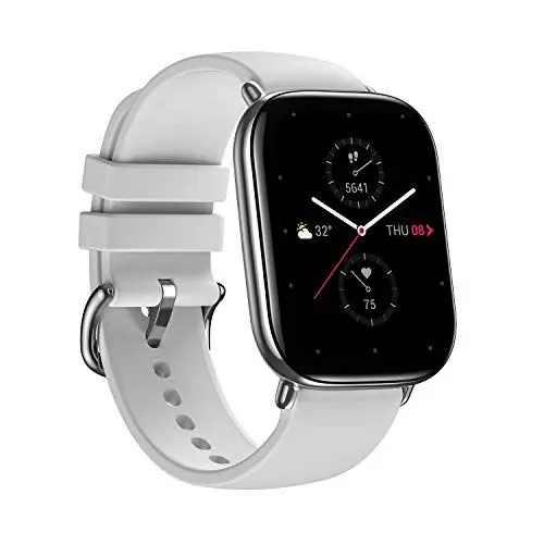 Produktbild: Amazfit Zepp Smartwatch E 1,65 Zoll Touch-Farbdisplay Fitness Armbanduhr 5 ATM wasserdicht Sportuhr mit SpO2 Blutsauerstoffsättigung Messung, 11 Sportmodi (Pebble Grey)