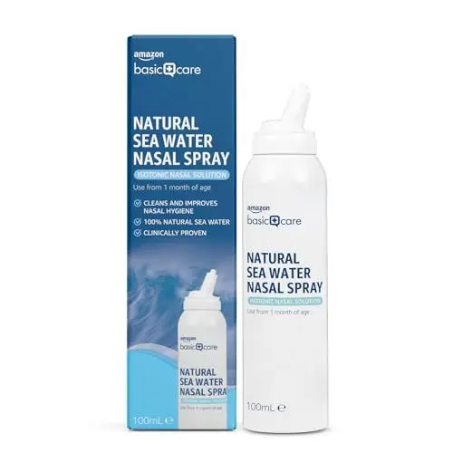 Produktbild: Amazon Basic Care Nasenspray, natürliches Meerwasser, 100 ml