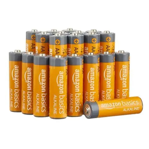 Produktbild: Amazon Basics AA-Alkali-Hochleistungsbatterien, 1,5 V, 10 Jahre lagerfähig, 20 Stück