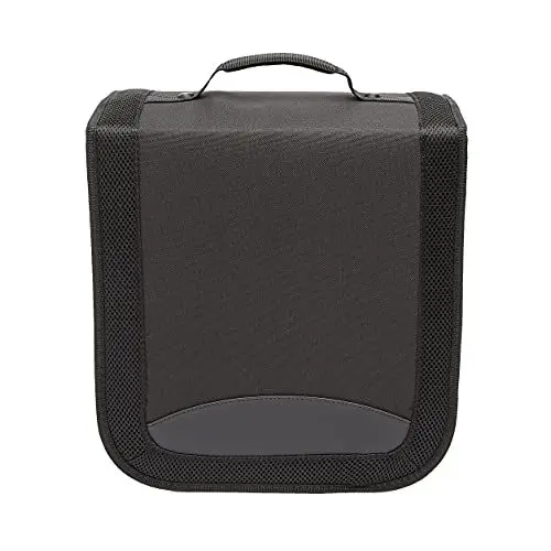 Produktbild: Amazon Basics CD- und DVD-Ordner für 400 Discs, Polyester (Schwarz)
