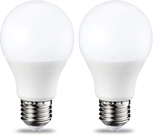 Produktbild: Amazon Basics E27 LED Lampe, 9W (ersetzt 60W), warmweiß, dimmbar - 2er-Pack