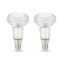 Produktbild: Amazon Basics LED-Reflektorlampe, E14, kleines Edison-Gewinde, R50, zur Dekoration, 2.8 W, warmweiß, nicht dimmbar, 2 Stück