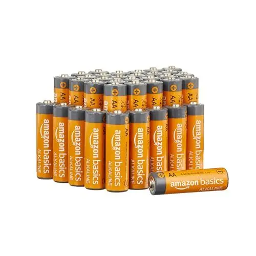 Produktbild: Amazon Basics AA-Alkali-Hochleistungsbatterien, 1,5 V, 10 Jahre lagerfähig, 36 Stück