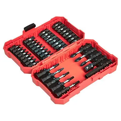 Produktbild: Amazon Basics Schlagschrauber-Bit-Set, Kreuzschlitz, Schlitz und Torx, 42 Stück, 15 cm x 9.5 cm x 4.1 cm