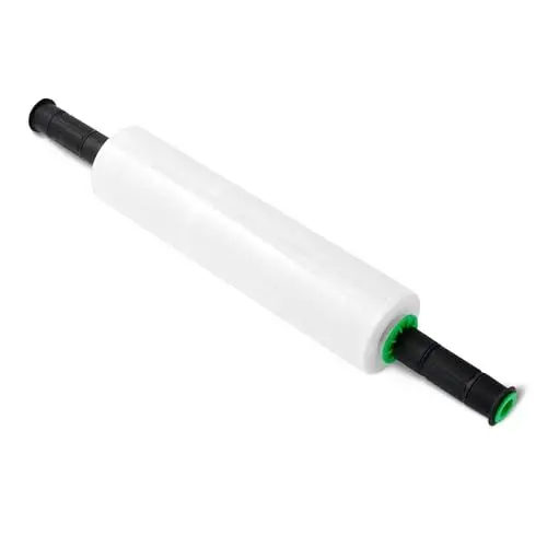 Produktbild: Amazon Basics Stretchfolie, 38,1 cm x 304,8 m, 1 Rolle mit 2 Griffen, Transparent