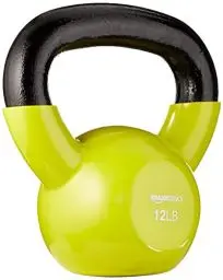 Produktbild: Amazon Basics Vinyl Kettlebell, 12lb (5.4 kg), Gelb