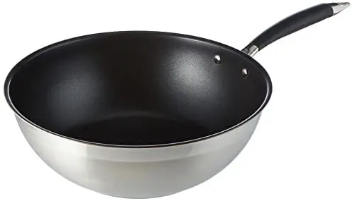 Produktbild: Amazon Basics Wok-Pfanne, 28 cm, Schwarz