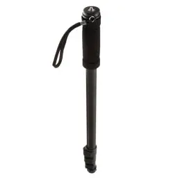 Produktbild: Amazon Basics 54 bis 170 cm Leichtes Tragbares Ausziehbares Kamera- Und Fotografie-Einbeinstativ, Aluminium, Teleskop, Schwarz