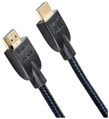 Produktbild: Amazon Basics Geflochtenes HDMI A - Kabel, 0.9 m, Schwarz