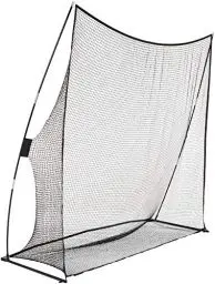 Produktbild: Amazon Basics Golf-Trainingsnetz, tragbar, 2,44 x 2,44 m, Schwarz