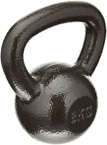 Produktbild: Amazon Basics Kugelhantel aus Gusseisen, 8 kg, Schwarz