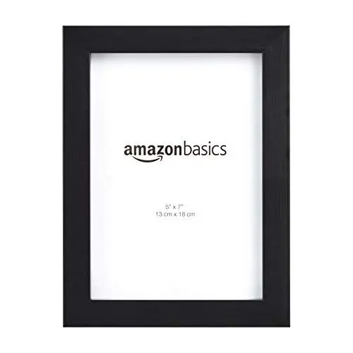 Produktbild: Amazon Basics Rechteckig Fotorahmen, 2 Stück, Schwarz, 13 x 18 cm