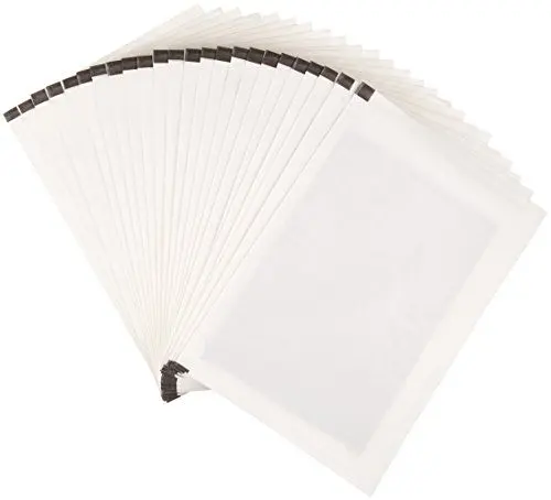 Produktbild: Amazon Basics Schmiermittelblätter für Aktenvernichter Mikroschnitt, 24er-Pack, Weiß