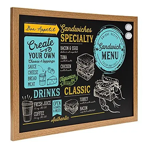Produktbild: Amazon Basics Tafel, 43 x 58,4 cm, Schwarz