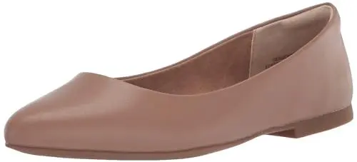 Produktbild: Amazon Essentials Damen Ballerinas mit spitzem Zehenbereich, Braun, 43 EU Weit