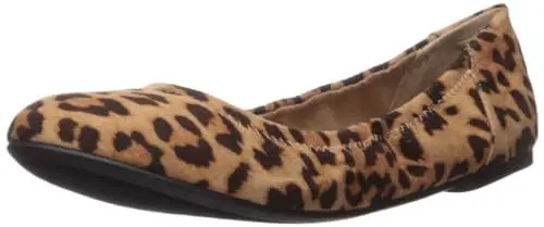 Produktbild: Amazon Essentials Damen Belice Ballerinas, Hellbraun Leopardenmuster, 39 EU