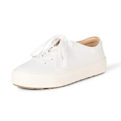 Produktbild: Amazon Essentials Damen Bequeme Sneakers Mit Schnürung, Weiß, 42 EU